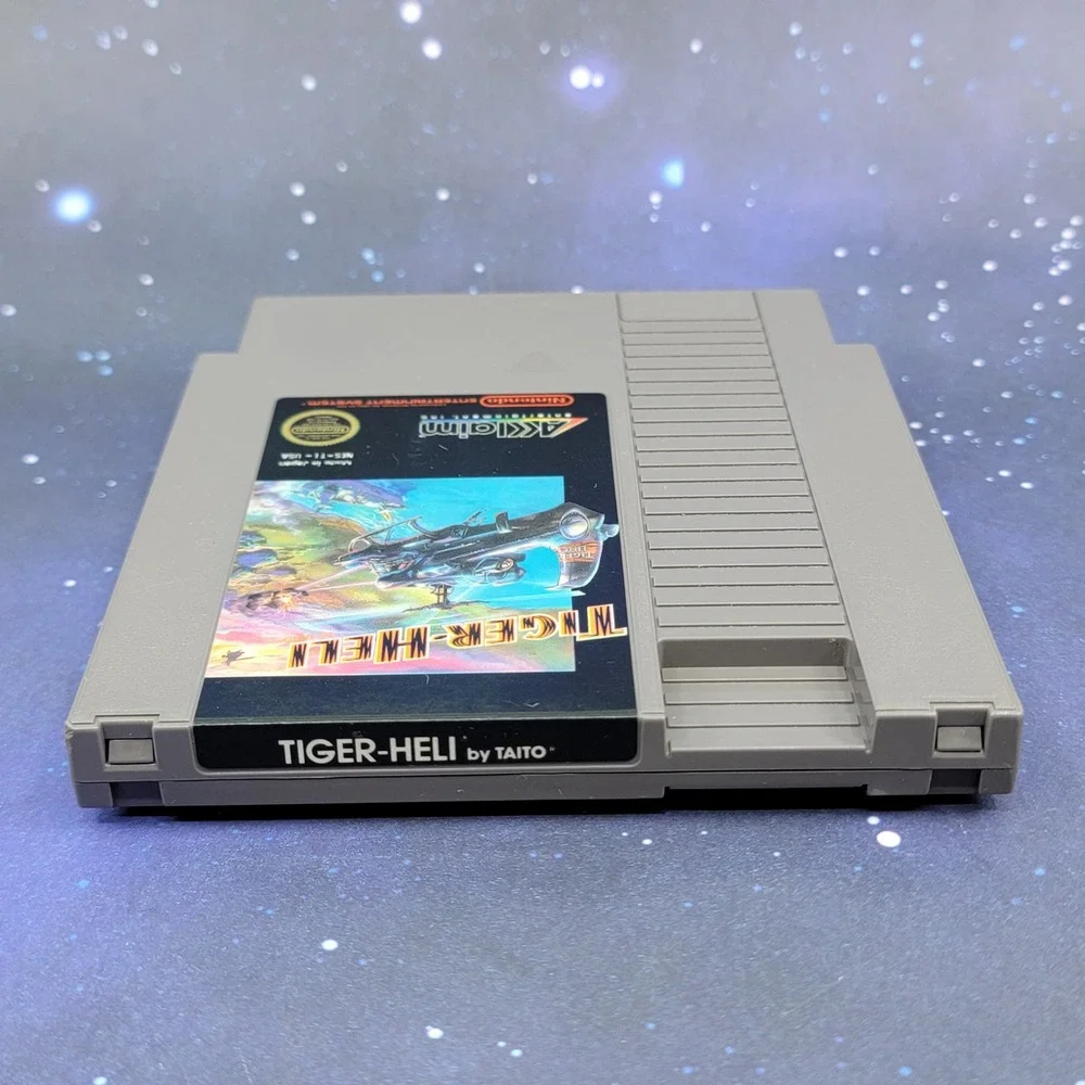 Tiger-Heli Nintendo NES Game Cartridge Taito Acclaim NES-TI-USA Made in Japan